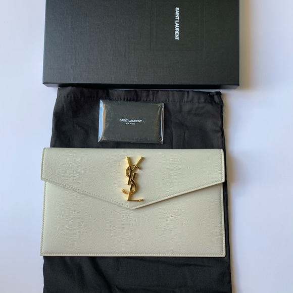 Saint Laurent Uptown Envelope Clutch - Picture 2 of 16